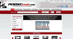 Desktop Screenshot of penskecars.com